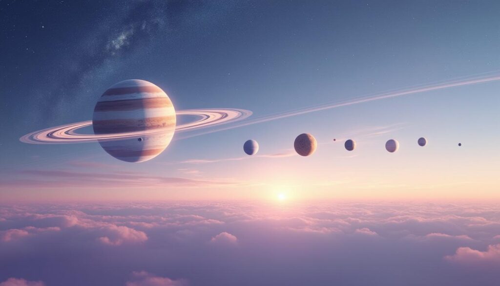 découvrez comment l'alignement planétaire énergétique influence et reflète l'état vibratoire de la terre, reliant les mouvements célestes à notre environnement énergétique.