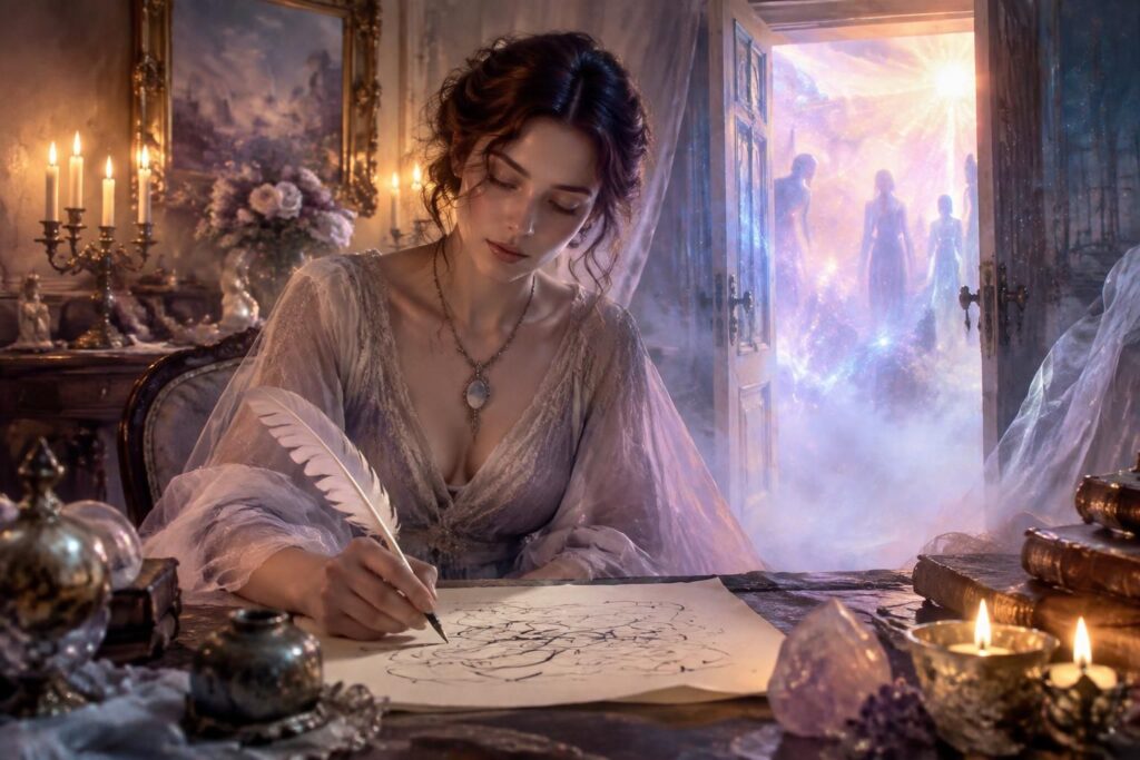 découvrez comment l’écriture automatique peut ouvrir une voie vers la médiumnité, entre exploration intérieure, intuition et expérience spirituelle.